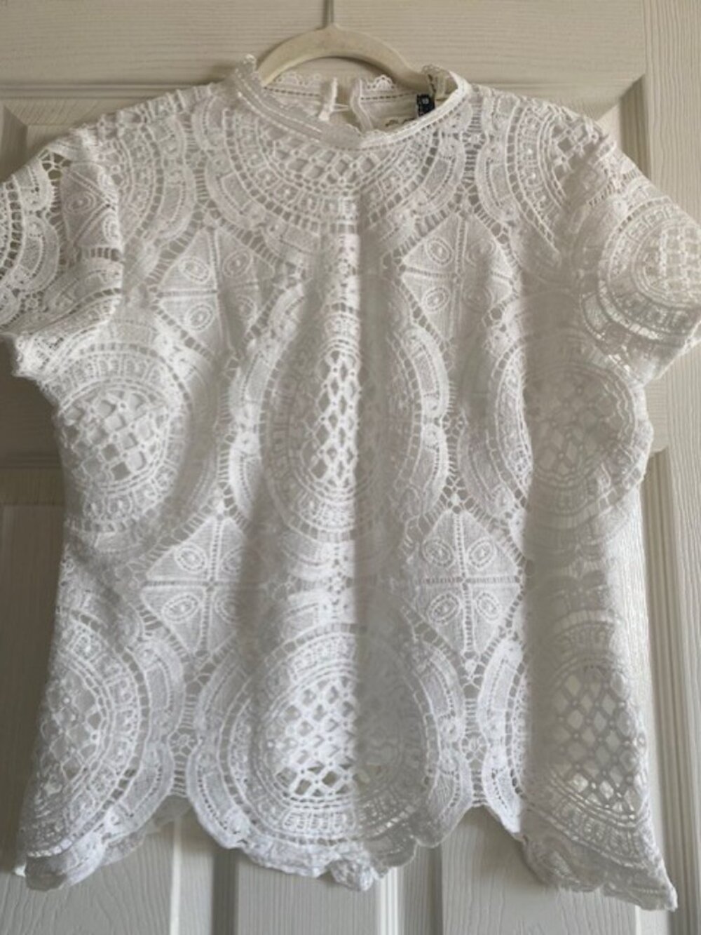 Ultra Pink Lace Blouse